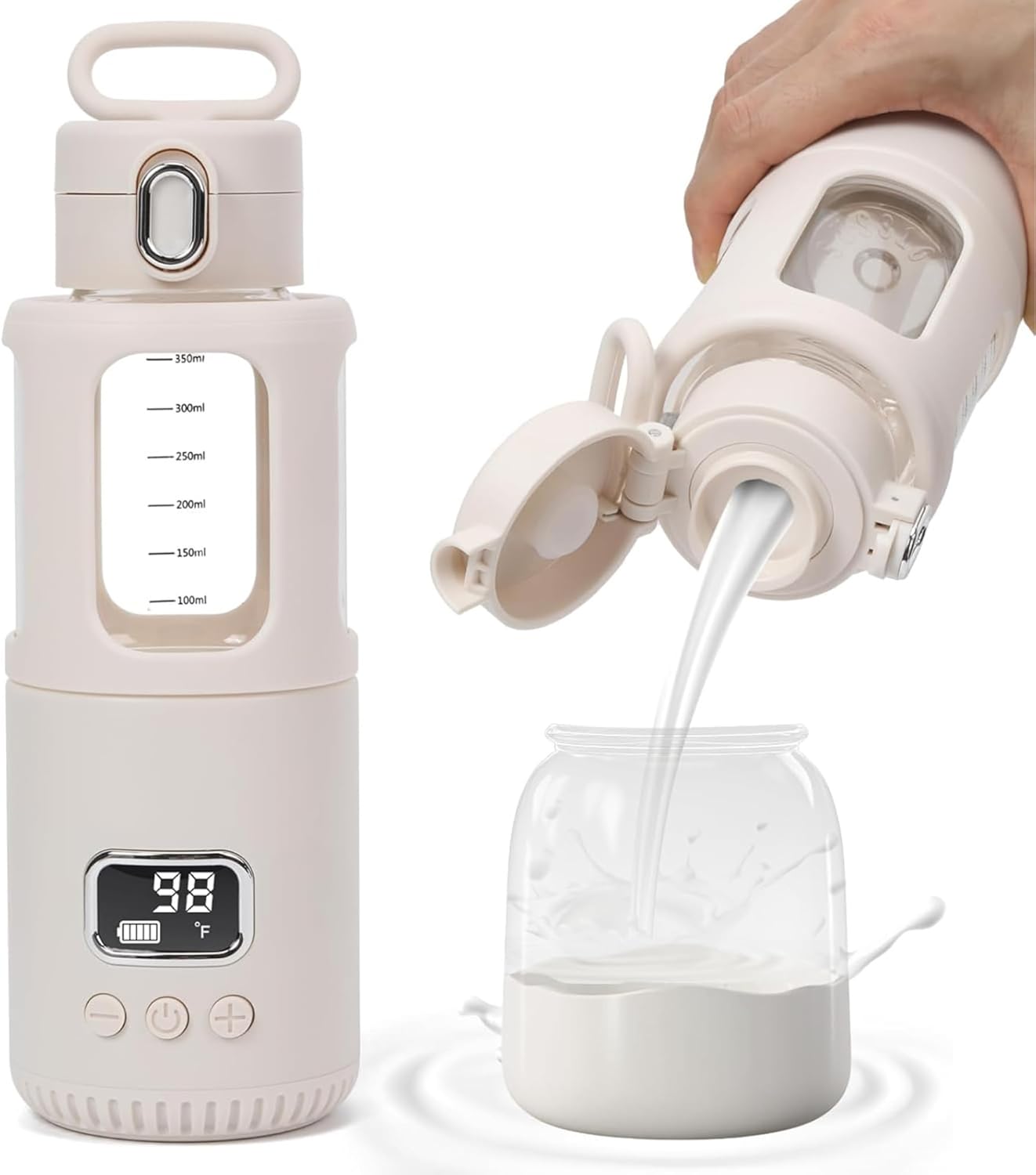 Temperature Control Milk Warmer with LCD Display
