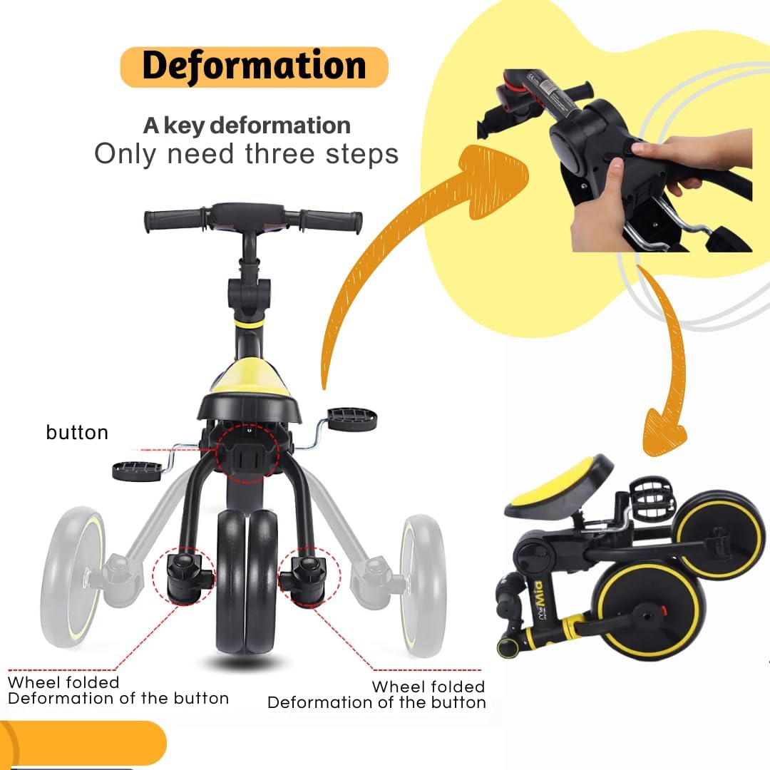 4 in 1 Toddler Bike with Parent Push Handle