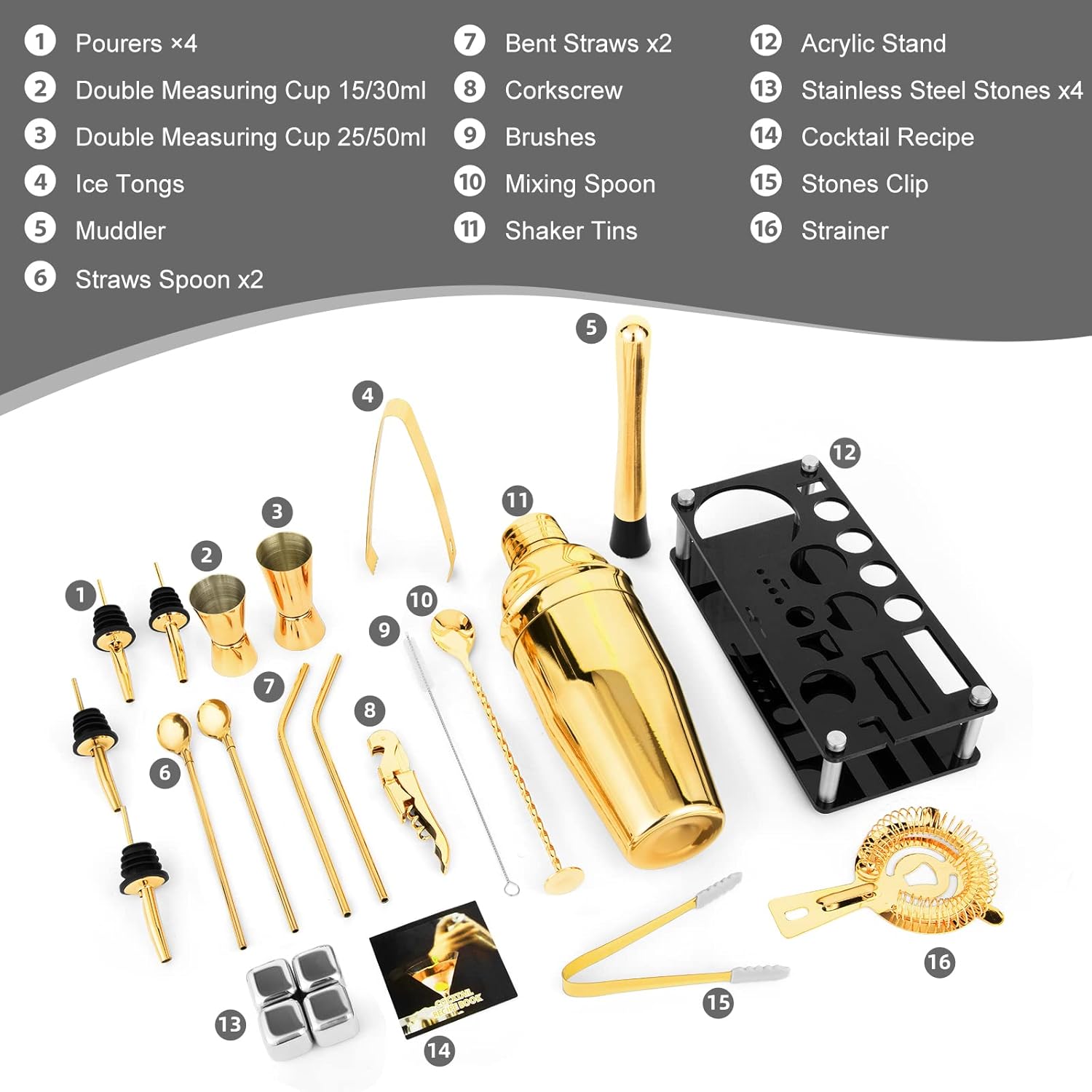 Cocktail Shaker Set