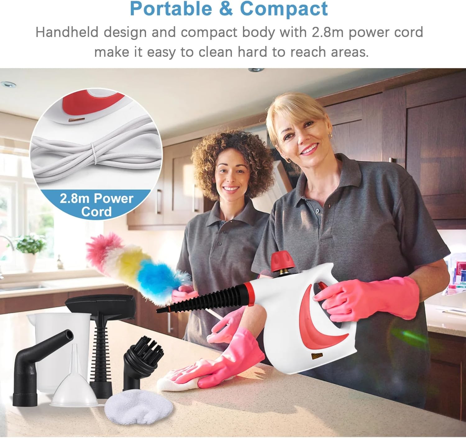 Multi-Purpose Handheld Steam Cleaner
